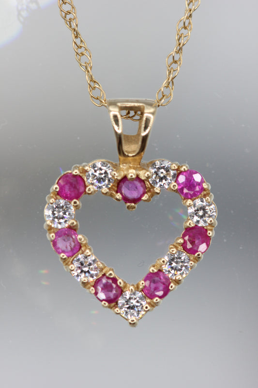 Heart pendant and chain