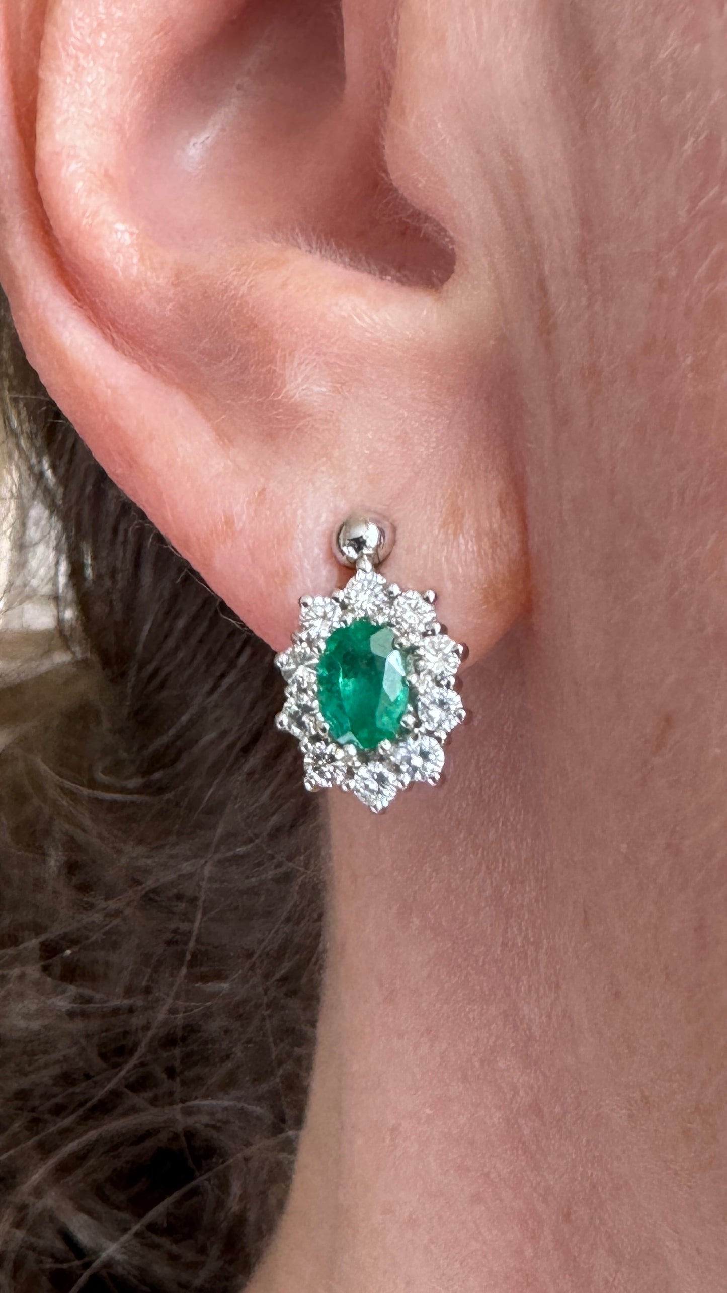 Emerald earrings